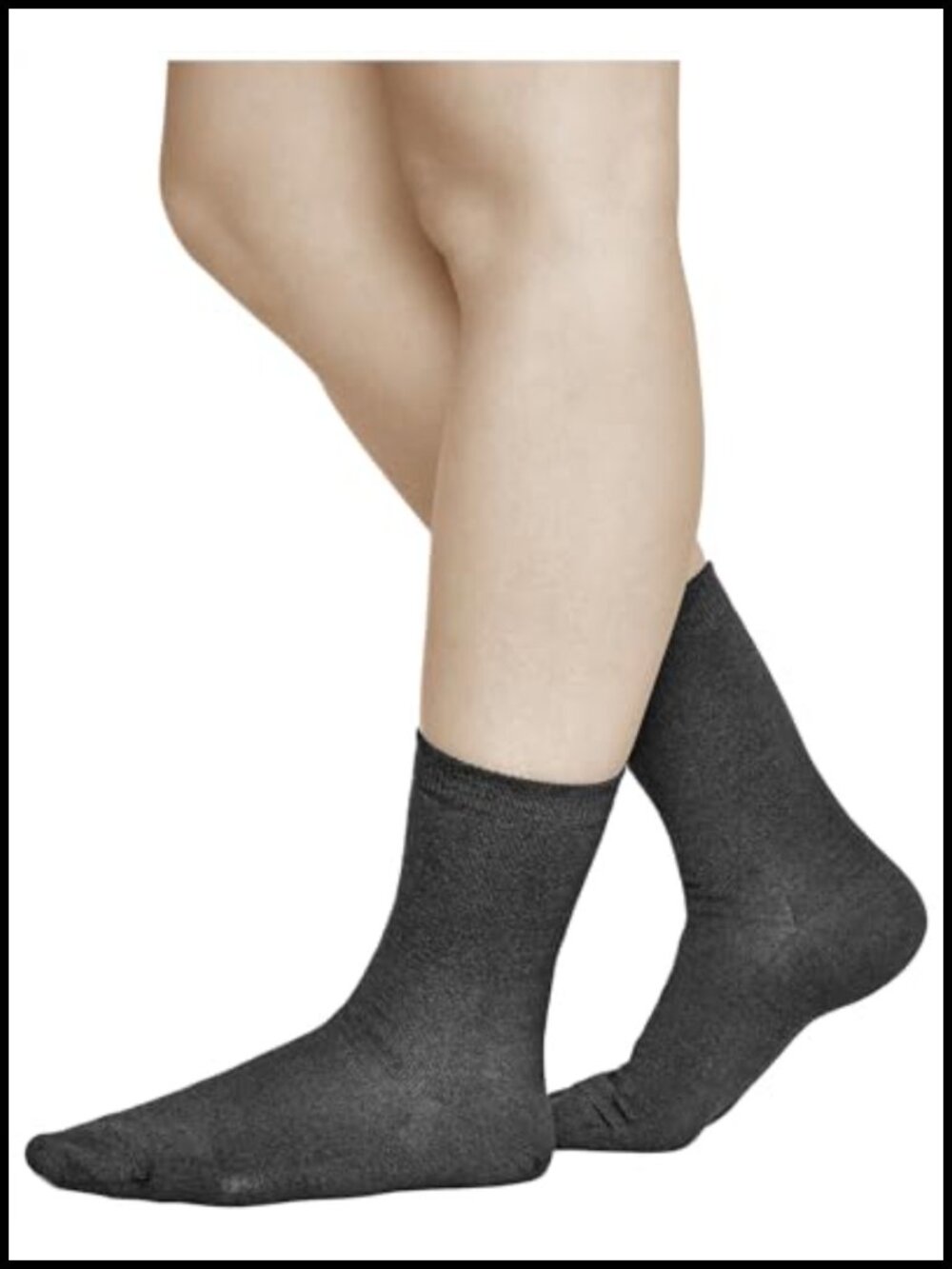 Merino Wool Mid-Calf Dress Socks 3 Pairs Lightweight Warm Thin